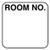 Standard Room Number Label 1 5/16" W x 1 5/16" H, 200/Roll Products 5030 First Products