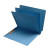 Blue Letter Size End Tab Two Divider Econoclass Color Folder Folders FP-9240-2D-DS First Products