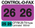  2026 CONTROL-O-FAX CFYM-26-T4 Purple Laminated 500/roll 