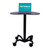 Mov-it Mobile Desk: Curved Large All Mobile Workstations FP-1030-R00-SD First Products