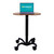 Mov-it Mobile Desk: Curved Small All Mobile Workstations FP-1035-R00-SD First Products