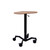 Mov-it Mobile Desk: Curved Small All Mobile Workstations FP-1035-R00-SD First Products