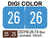  2026 DIGI COLOR DGYM-26-T4 Blue Laminated 500/roll 