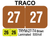  2027 TRACO TRYM-27-T4 Brown Laminated 500/roll 