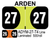  2027 ARDEN ADYM-27-T4 Lime Laminated 500/roll 