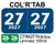2027 COL’R’TAB CTYM-27-T4 DK Blue Laminated 500/roll