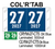 2027 COL’R’TAB CLYM-27-CT5 DK Blue Laminated 1000/roll