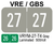  2027 VRE / GBS VRYM-27-T4 Gray Laminated 500/roll 