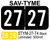  2027 SAV-TYME STYM-27-T4 Black Laminated 500/roll 