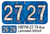 2027 HOLOGRAPHIC HBYM-27-T4 Blue Laminated 500/roll