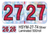 2027 HOLOGRAPHIC HSYM-27-T4 Silver Laminated 500/roll