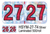  2027 HOLOGRAPHIC HSYM-27-T4 Silver Laminated 500/roll 