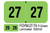  2027 PMA FLUORESCENT FGYM-27-T4 Fl Green Laminated 500/roll 