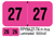  2027 PMA FLUORESCENT FPYM-27-T4 Fl Pink Laminated 500/roll 