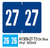 2027 TAB PRODUCT A1309-27-T3 DK Blue Vinyl 500/roll