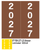  2027 AMES COLOR FILE IFYM-27-L5 Brown Laminated 500/roll 