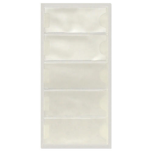 Pendaflex 99376 Self-adhesive vinyl pockets, clear front/white backing, 4w  x 6h, 100/box