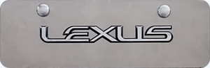 Lexus 3d  Chrome Script Mini Plate