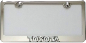 TOYOTA  3D LICENSE FRAME