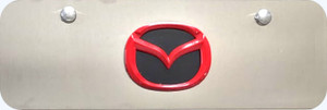 MAZDA LOGO  ROJO TABLILLA MINI 3D