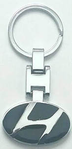  HYUNDAI LLAVERO EN METAL CROMADO