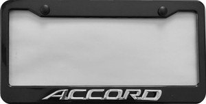  Honda Accord 3D Chrome Script Plastic Frame