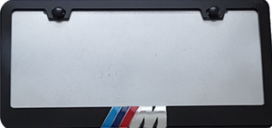  BMW M 3D Black Stainless Steel  License Frame