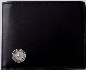  Mercedes Benz  Black Leather Wallet 