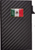 MINI BILLETERA EN ALUMINIO CON LOGO  BANDERA DE MEXICO