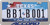  Honda Accord 3D  Blue Script Stainless Steel License Frame