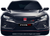   Honda Civic Type R  Tablilla  Europea + Marco  Trasero