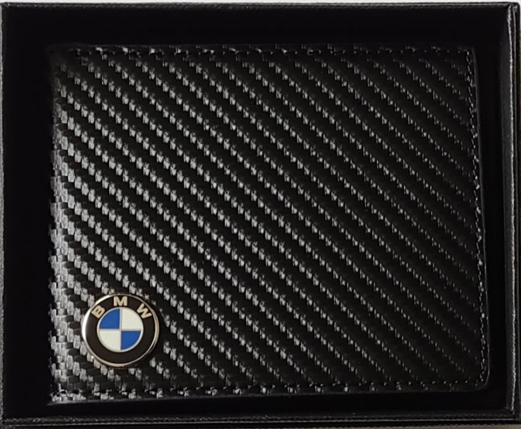 BMW  Carbon Fiber Leather Men's Wallet