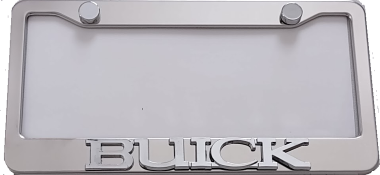 Buick 3d stainless Steel License Frame