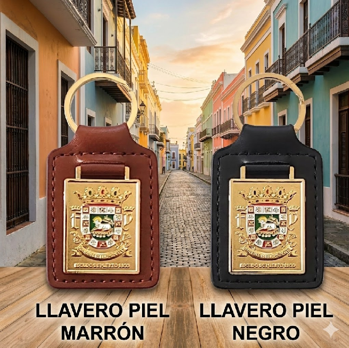 Llavero Boricua  Escudo  de Puerto Rico