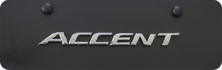 HYUNDAI ACCENT TABLILLA MINI 3D