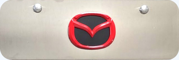 MAZDA LOGO  ROJO TABLILLA MINI 3D