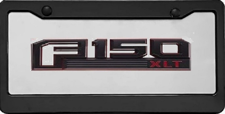 Ford F-150   XLT 3D Front  Plate 
