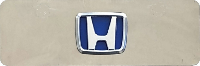    Honda 3D  Blue Logo Mini Plate  