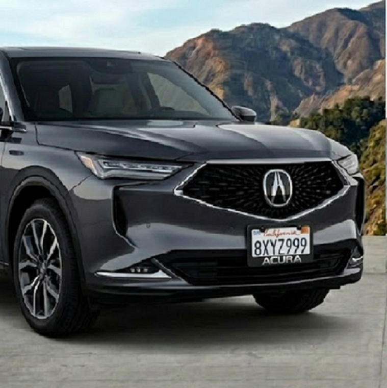  Acura 3D  Simulated Carbon Fiber License Frame  