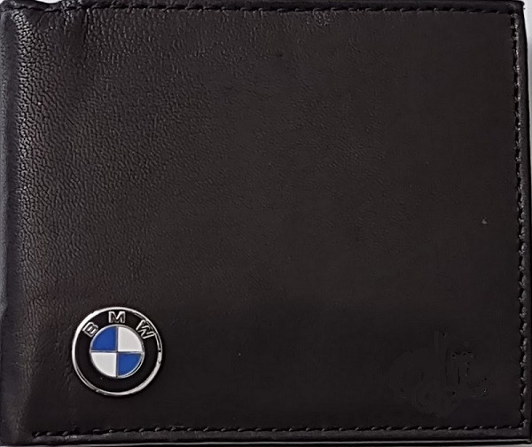 BMW  Black Leather Men's Wallet
