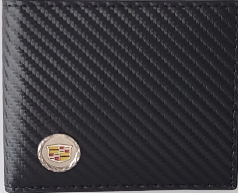 Cadillac  Carbon Fiber Leather Men's Wallet