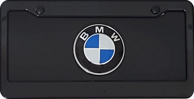   BMW Tablilla Delantera Negra 3D