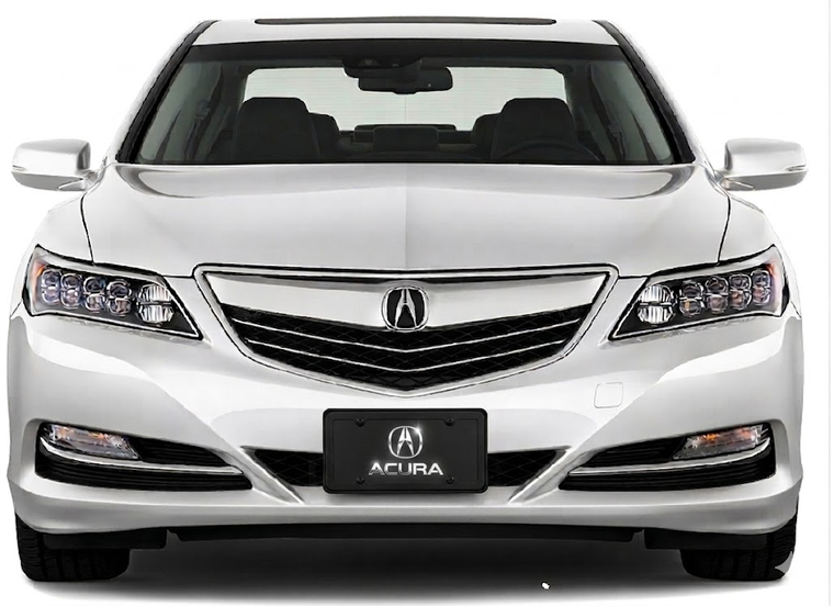 Acura Tablilla Delantera  Negra 3D