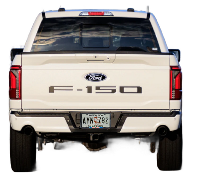 Ford Marco Tablilla Estilo Fibra de Carbono