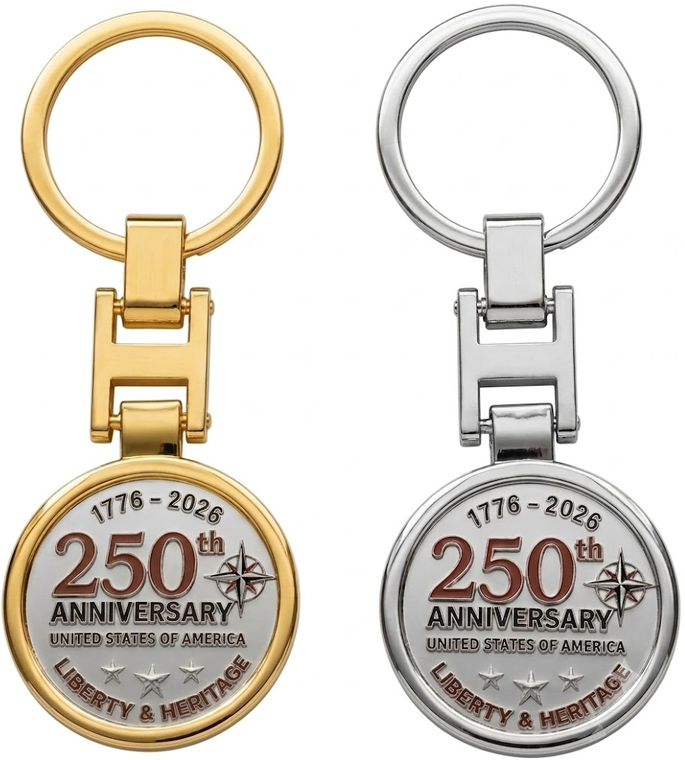  250th Keychain