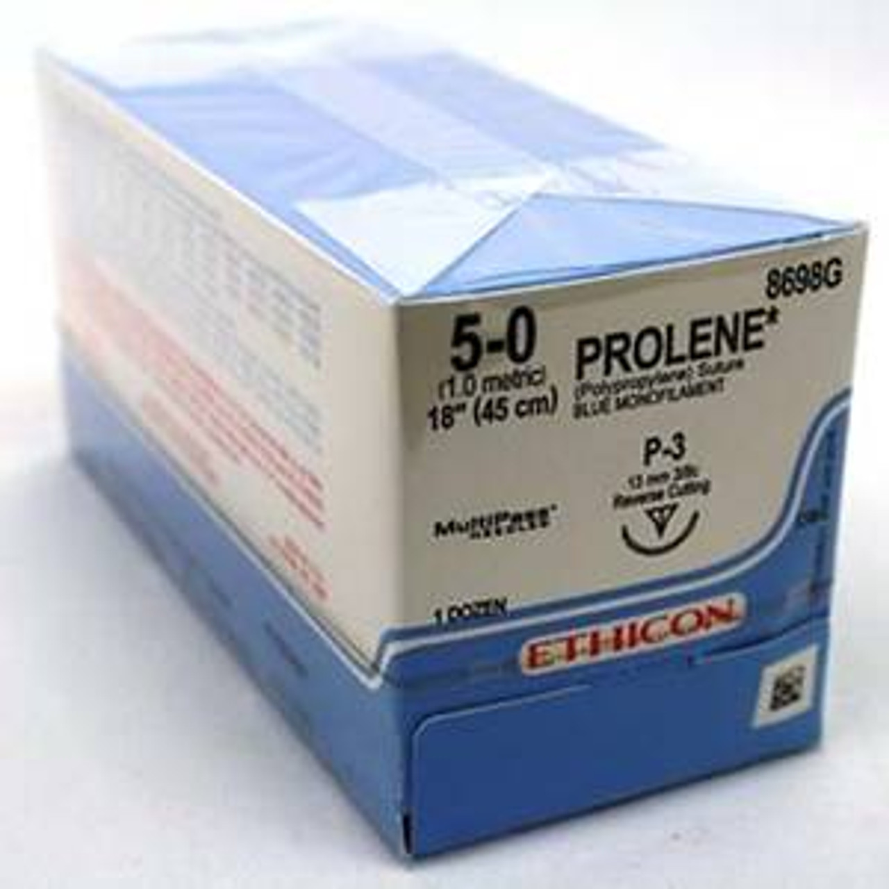 5-0 Prolene Suture - P-3 - 18 inch (Box of 12) - Modern Medical Products