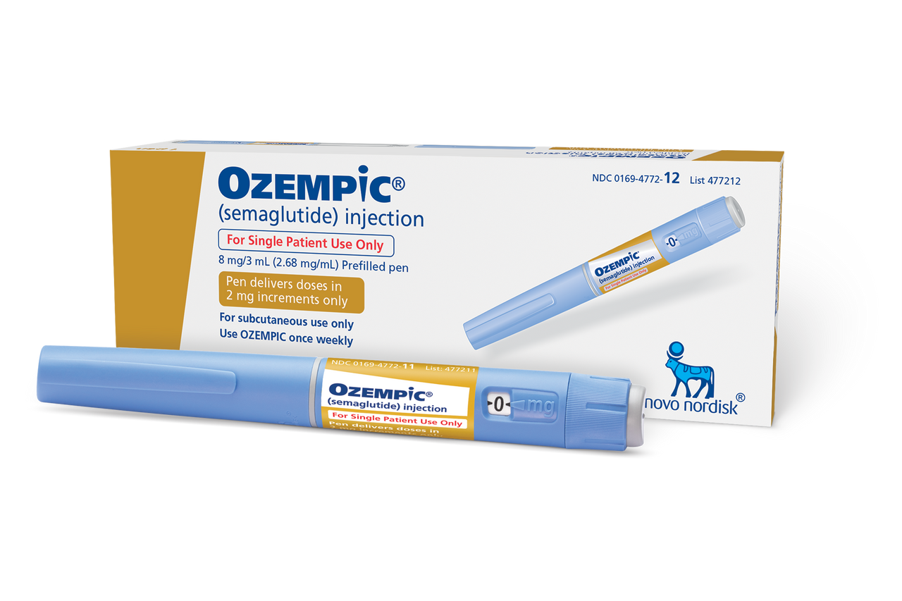 Ozempic® Semaglutide Prefilled Injection Pen 2mg/3mL, 1 Pen Non-Returnable  - Merit Pharmaceutical