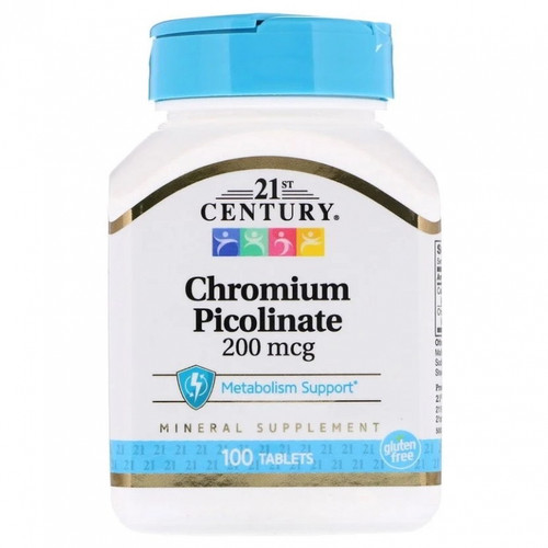 Chromium Picolinate 200mcg (100 Tablets)