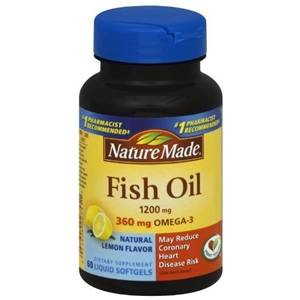Fish Oil 1200mg with Lemon Essence SG (60 Capsules)