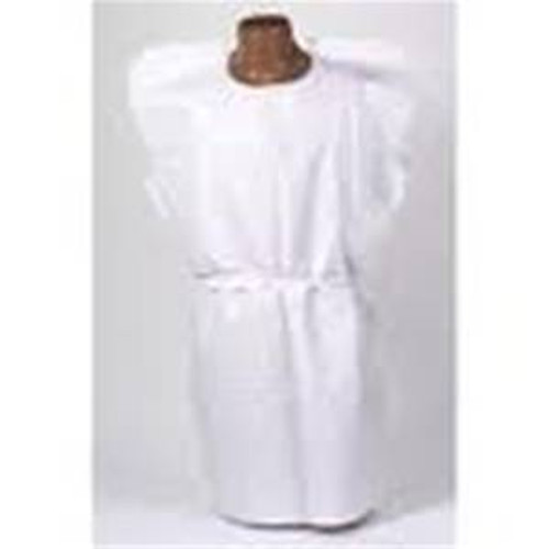 Exam Gown - Standard - Tissue/Poly/Tissue - 30 inch x 42 inch - White (Case of 50) #811 Exam Gown - Standard - Tissue/Poly/Tissue - 30 inch x 42 inch - White (Case of 50) #811